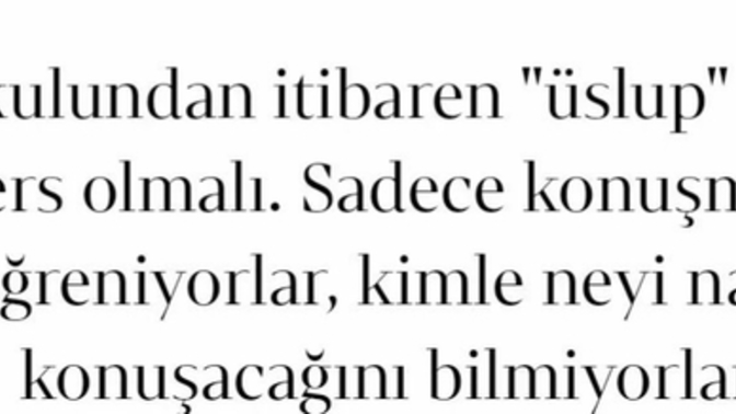 Konuşurken üslubunuza dikkat eder misiniz?