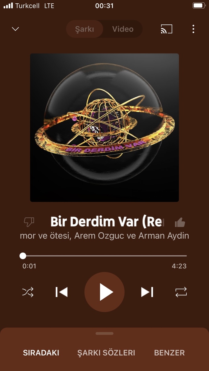 Bugün için hangi şarkıyı önerirsin?