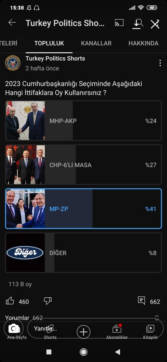 Sizin oyunuz hangi ittifaka olur. anketteki oranlar nasıl sizce?