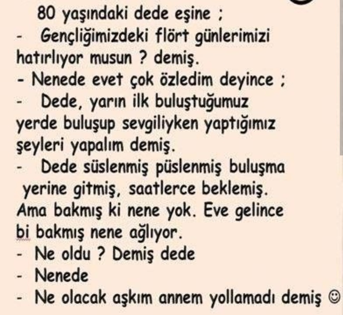 Komik bulduğunuz bir fıkra paylaşır mısınız?