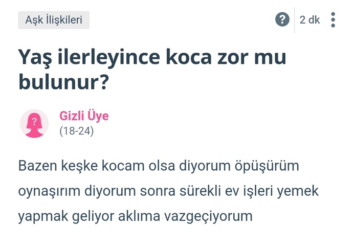 Evlenmeyi neden istiyorsunuz / istemiyorsunuz?