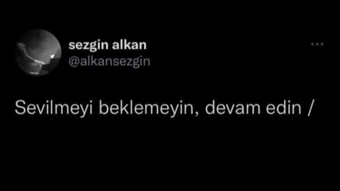 Sevilmeyi bekliyor musunuz?