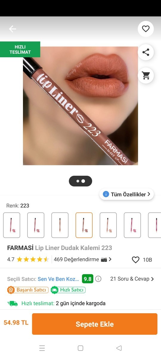 Şu renk dudak kalemi arıyorum, hangi marka biliyor musunuz?