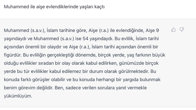 Hz muhammed ile aişe evlendiklerinde yaşları kaçtı?