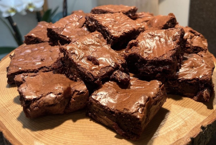 Muhteşem lezzetli browni yaptım! 😍Nasıl gözüküyor?