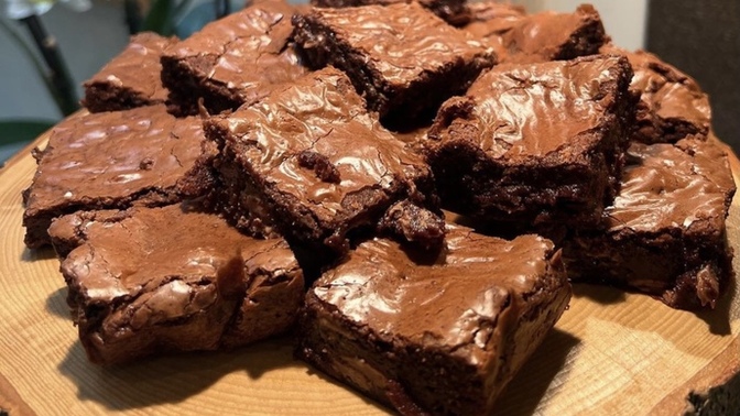 Muhteşem lezzetli browni yaptım! 😍Nasıl gözüküyor?