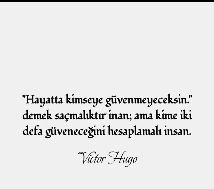 İnsanın insana güvenmesi hata mıdır?