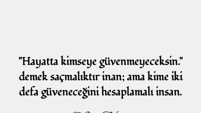 İnsanın insana güvenmesi hata mıdır?