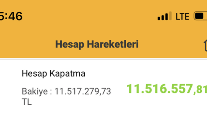 Herkes anlık bakiyesini atsın?
