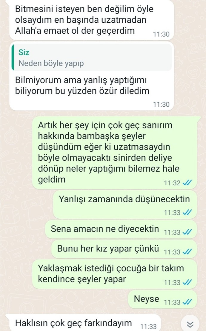 Flörtümü fake den işletmek istedim ama böyle oldu, neden?