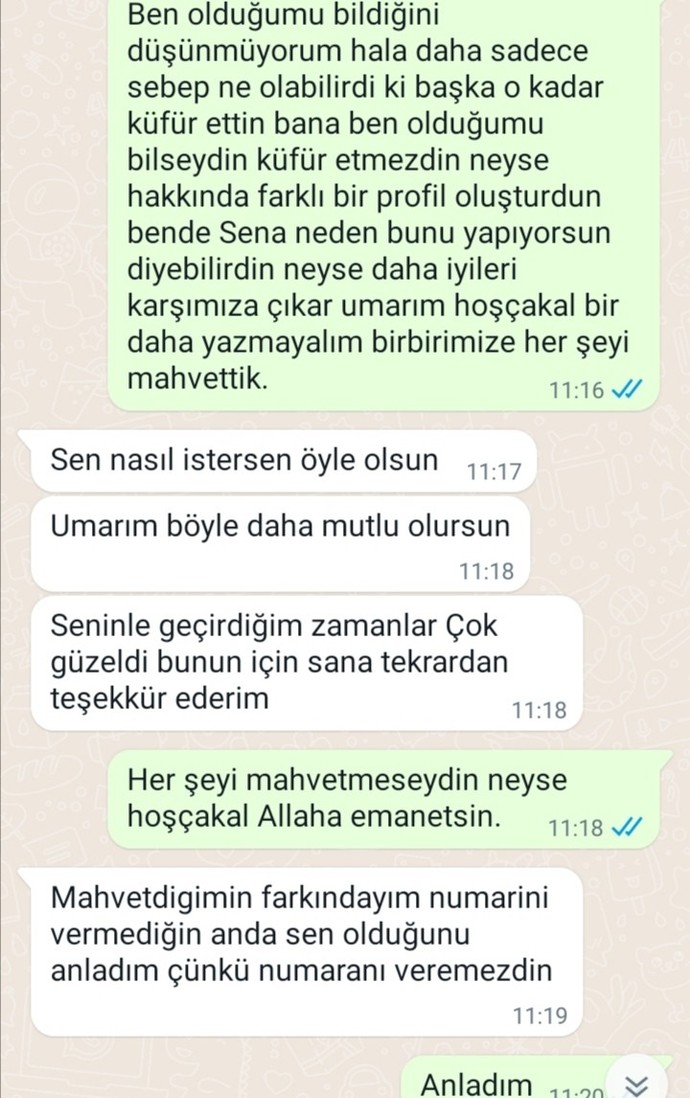 Flörtümü fake den işletmek istedim ama böyle oldu, neden?