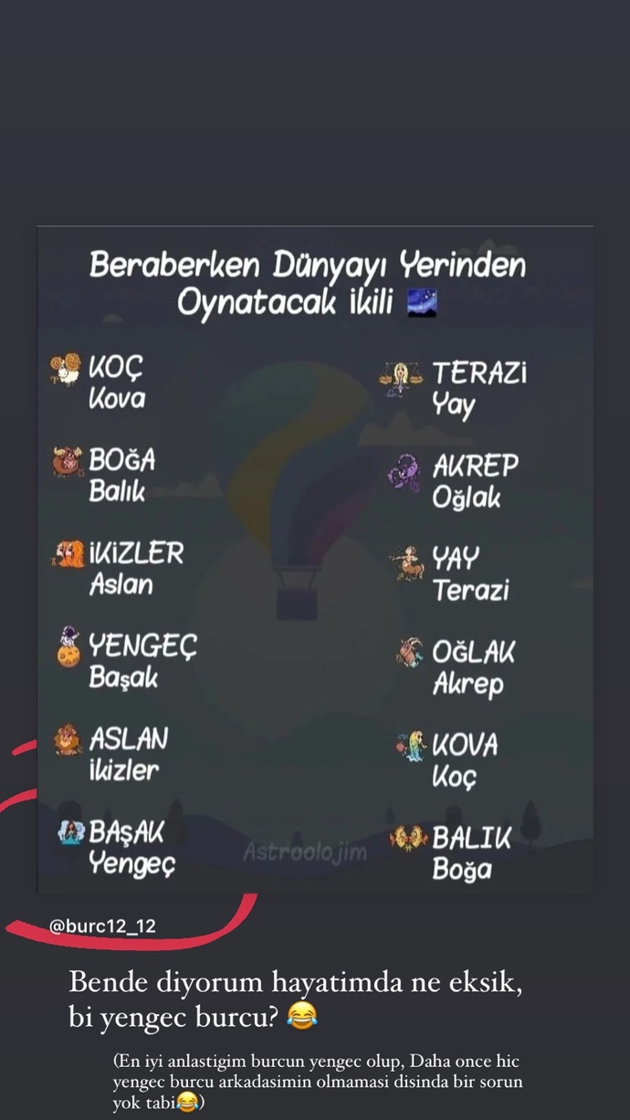 Sizin en iyi anlaştığınız burç nedir?