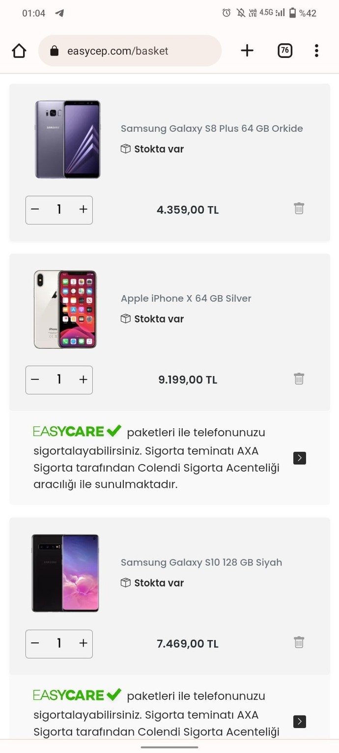Fiyat önemli değil hangi telefonu önerirsiniz bu 3ünden?