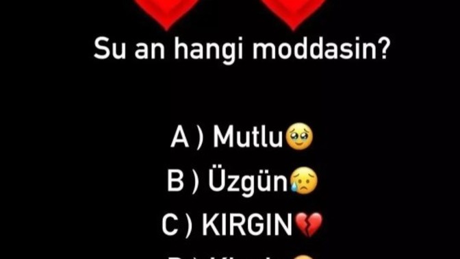 Şu anda hangi modasınız?