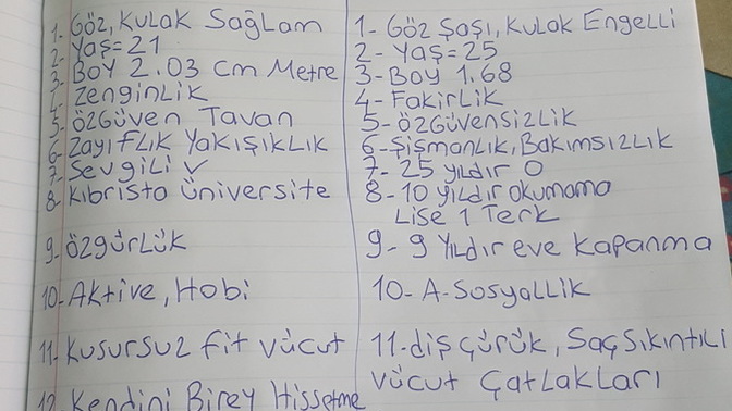 Ben ve kuzenim nasıl?
