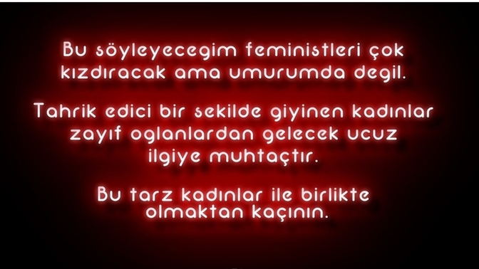 Kızların erkeklerden ilgi görmek için açık saçık giyindiğine katılıyor musunuz?