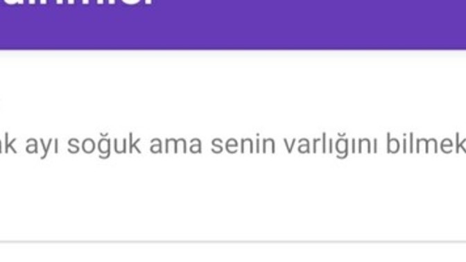 "Senin varlığın yeter " dediğiniz biri var mı hayatınızda?