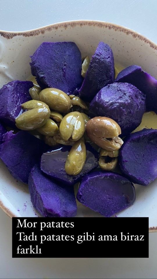 Hiç mor patates yediniz mi?