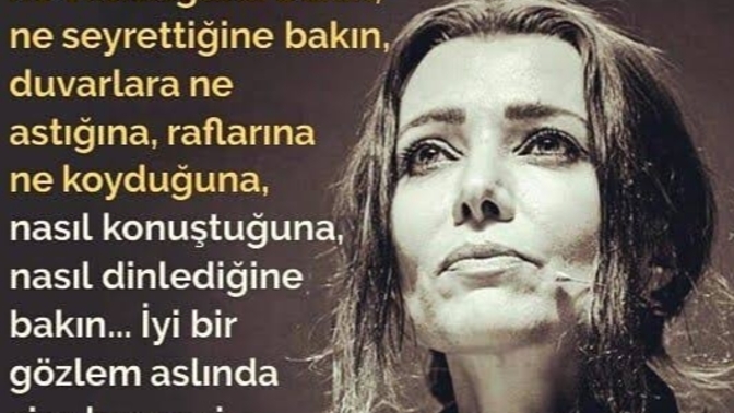 İnsanları gözlemler misiniz?