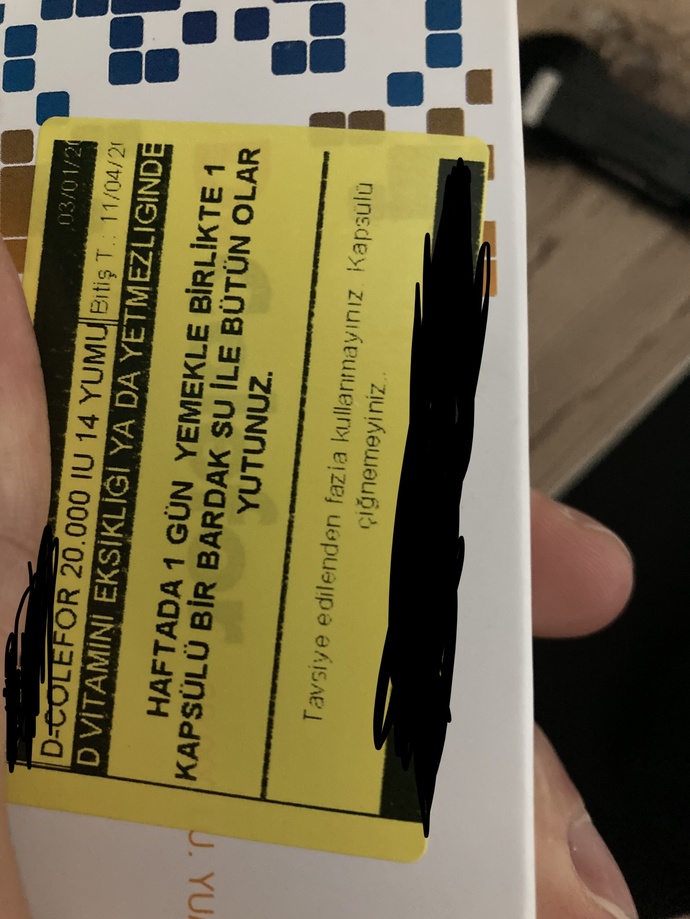 D Vitaminim 31.1 çıktığı için doktorum D-Colefor Vitamin D3 20.000 IU verdi. Fakat nasıl kullanacağımı unuttum. Bilgisi olan?
