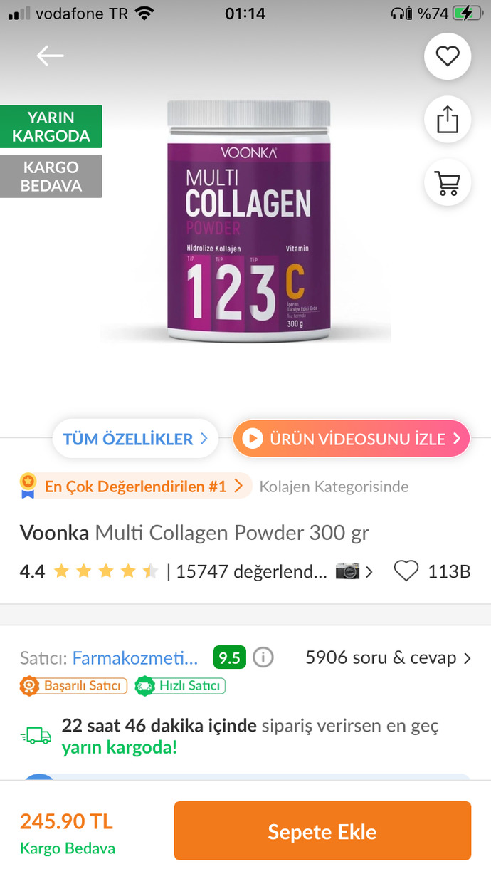 Başucu bakım ürünleriniz neler?