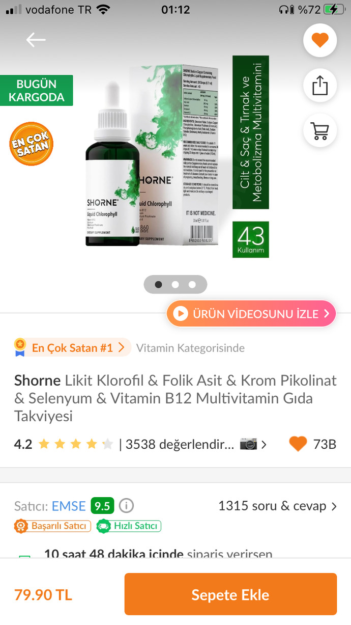 Başucu bakım ürünleriniz neler?