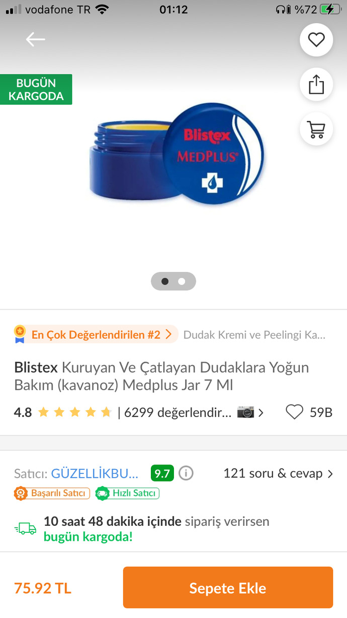 Başucu bakım ürünleriniz neler?