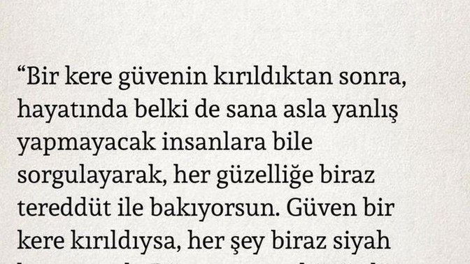 Kime gözün kapalı güvenirsin?