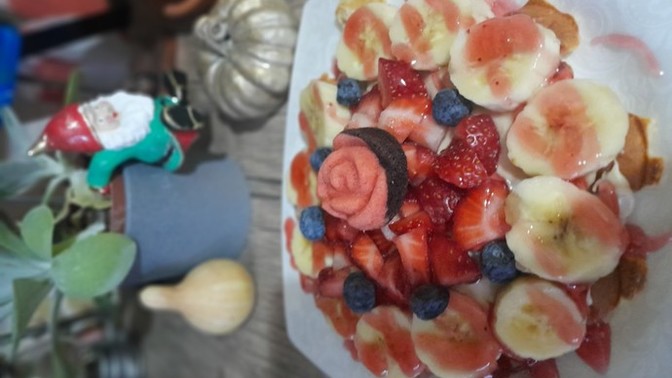 Tatlı yapmayı seviyor musunuz? Waffle yaptım nasıl gözüküyor?