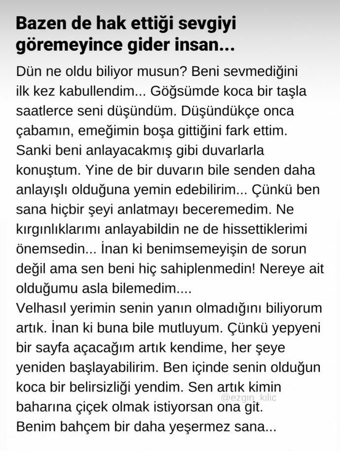 Allah’a havale ettikleriniz oldu mu? Ah ettikleriniz peki?