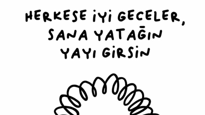 Şu an kime iyi geceler demek isterdin?
