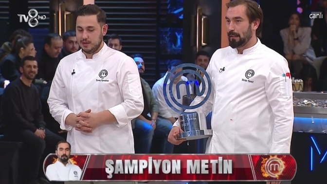 Masterchef Şampiyonu Metin oldu. Sizce Hakketti mi?
