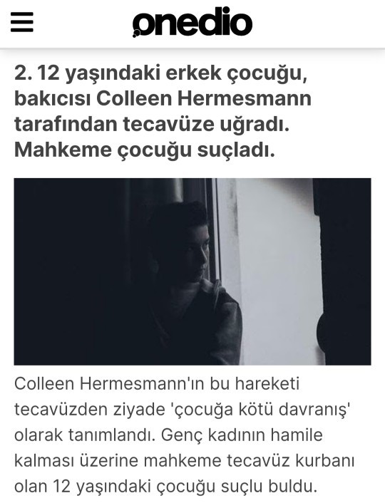 Kadından cinsel zorbalık gören kadın ve erkek mağdurlar?