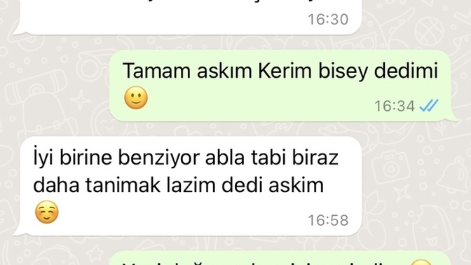 1 gün önce hersey normaldi kardeşiyle tanıstırdı sonra senden soğudum deyip engelledi?