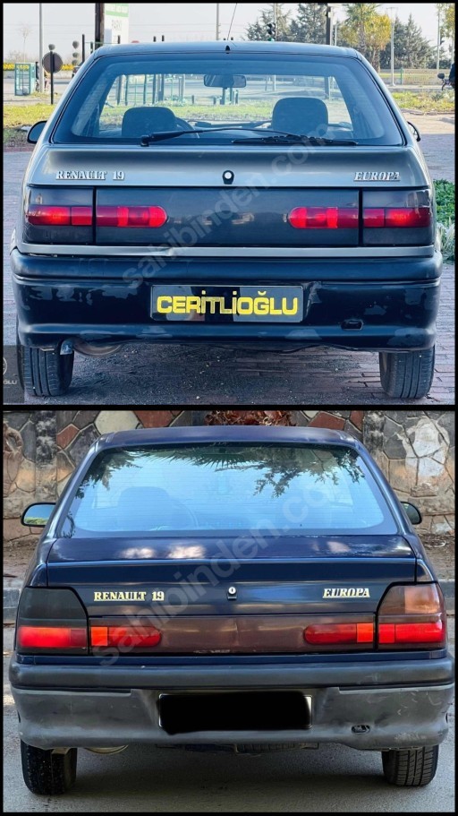 Arabalar da siyah tamponu nasıl buluyorsunuz yakışıyor mu? sizce örneğin renault 19 da nasıl görünüyor?