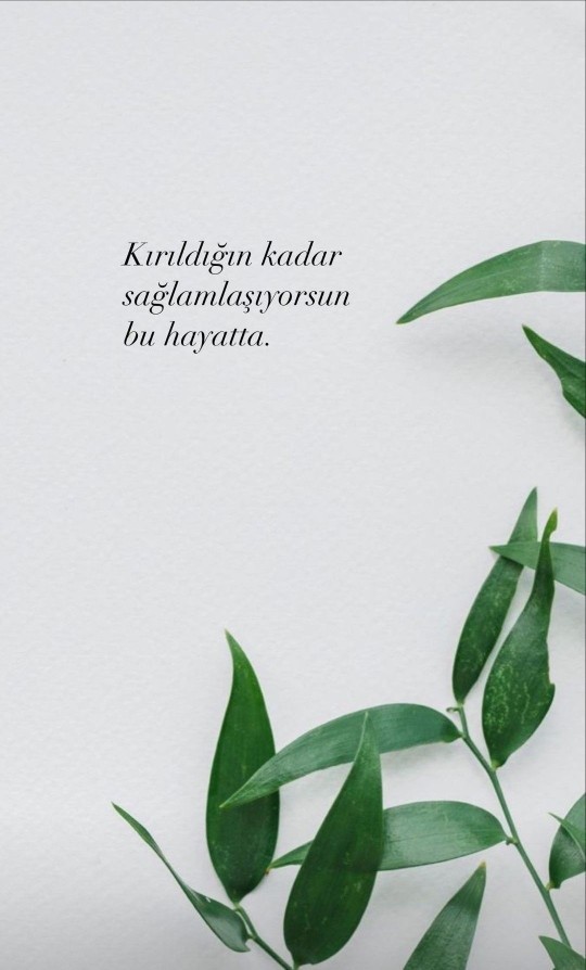 Kırıldığın kadar mı sağlamlaşırsın bu hayatta?