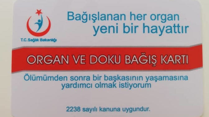 Ben bugün organlarımı bağışladım! Siz de organ bağışı yaptınız mı?