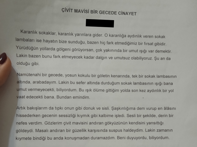 Daha önce öykü yazdınız mı?