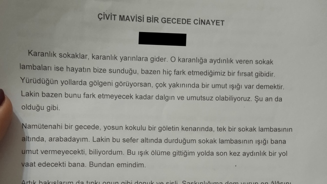 Daha önce öykü yazdınız mı?