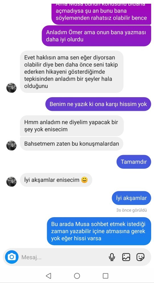 Bunu benden hoşlanan çocuk mı yazdırmıştır yoksa arkadaşı kendi mi yazdı sizce?