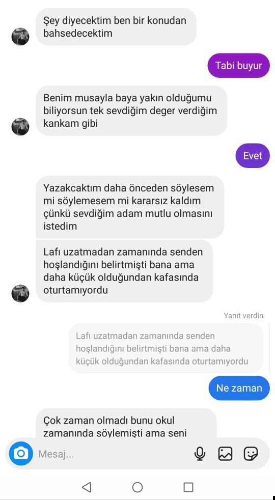 Bunu benden hoşlanan çocuk mı yazdırmıştır yoksa arkadaşı kendi mi yazdı sizce?