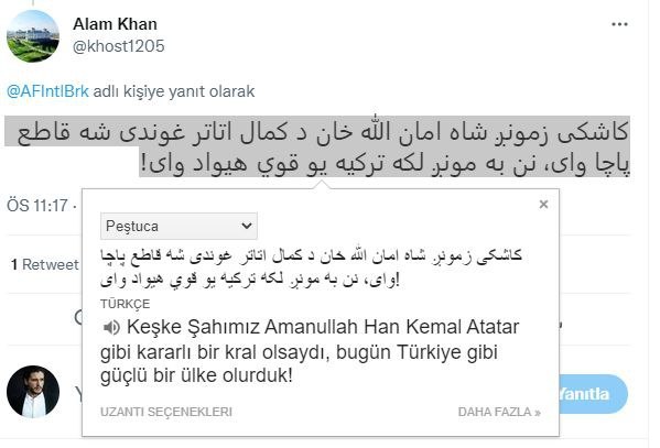Bir Afganın Atatürksüzlükten dert yanması Twitterda gündem oldu düşünceleriniz?