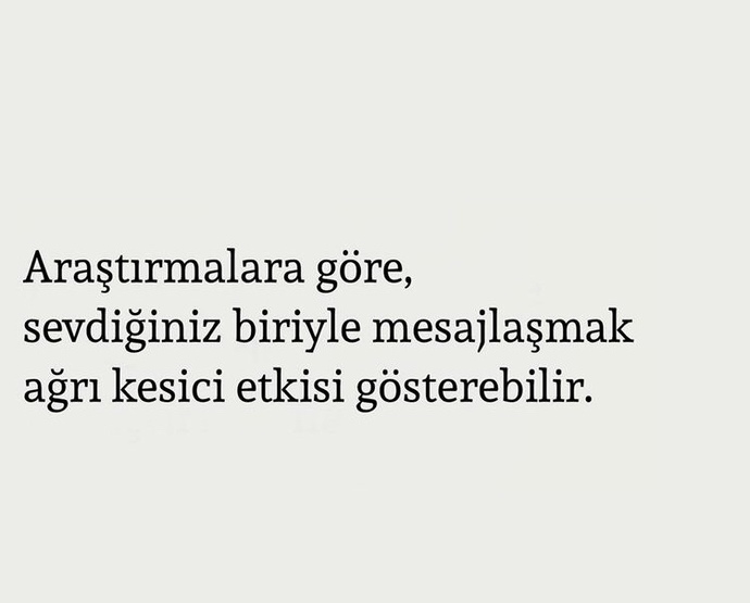 Ağrı kesici etkisi yaratan bir şey söyler misiniz?
