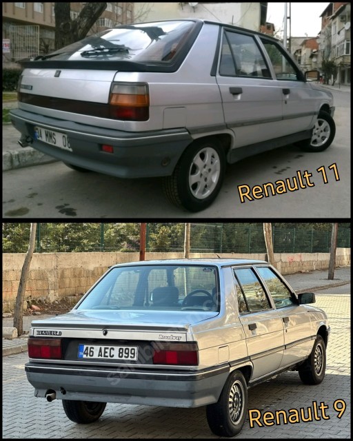 Renault 9 🆚 Renault 11 hangi seriyi daha çok beğeniyor sunuz favoriniz?