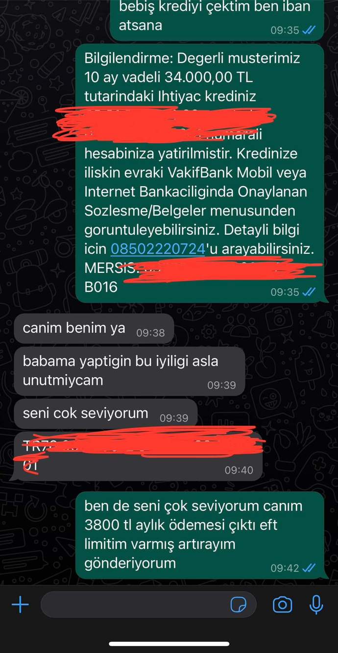 Manitanızın babası için kredi çeker misiniz?