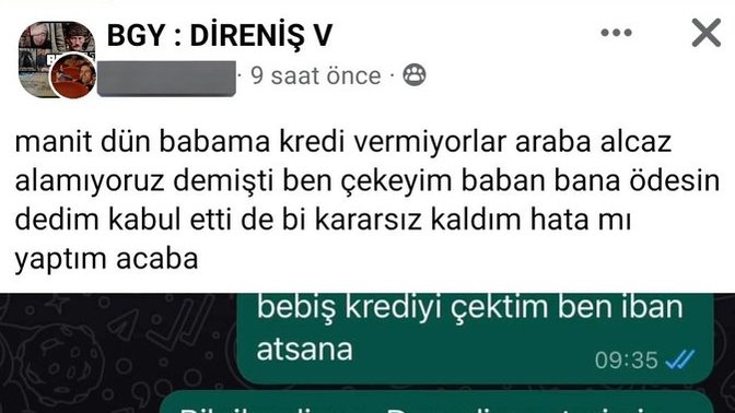 Manitanızın babası için kredi çeker misiniz?