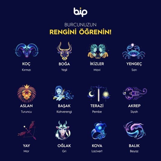 Burcunuzun rengi nedir?