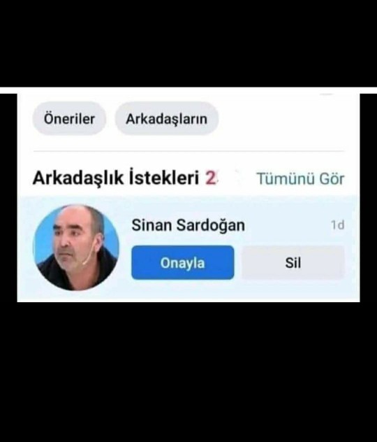 Sana böyle bir arkadaşlık isteği gelse ne yapardın?