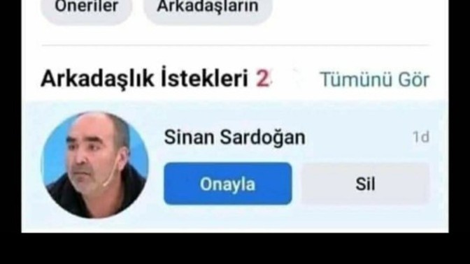 Sana böyle bir arkadaşlık isteği gelse ne yapardın?