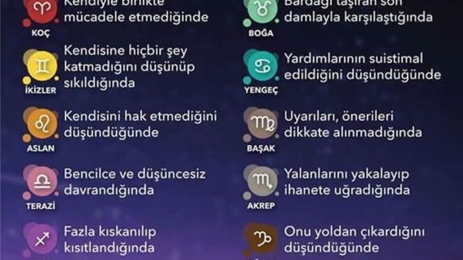 Burcuna göre arkadaşını ne zaman siliyorsun?